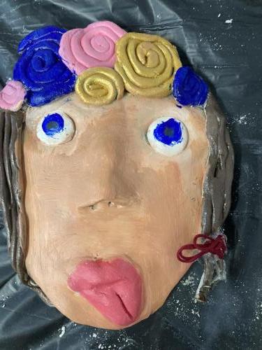 Clay creation - girls face